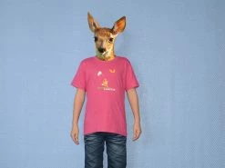 Pure Gear T-shirt Chasse Au Papillon Rose