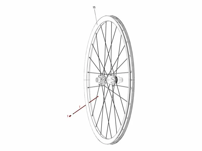 Sram Kit De 3 Rayons Pour Roam 40 / Rail 40 3 Sram Kit De 3 Rayons Pour Roam 40 / Rail 40