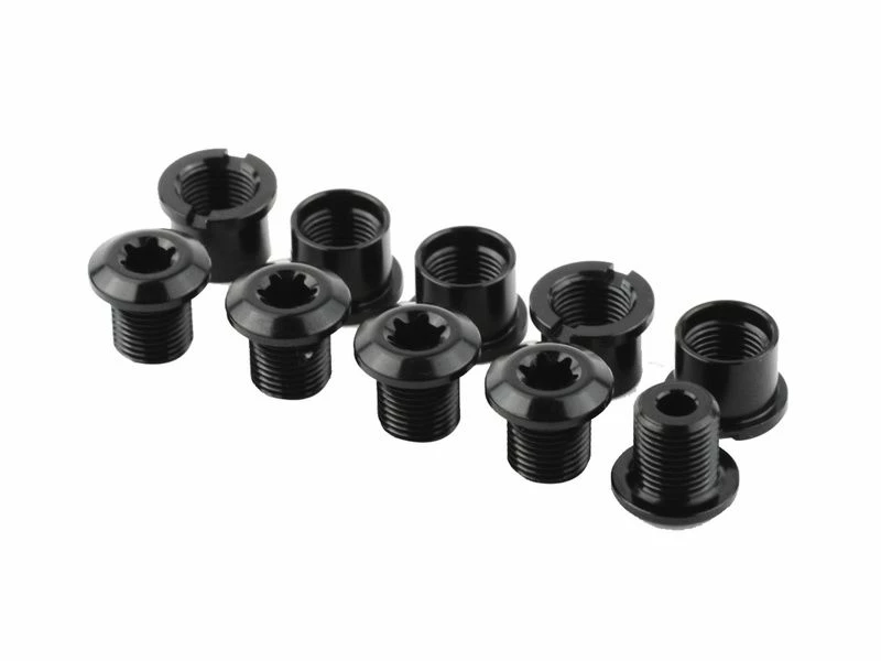 Absolute Black Kit De 5 Vis + Cheminées Pour Plateaux. Pièces Détachées Pour VTT 2020 3 Absolute Black Kit De 5 Vis + Cheminées Pour Plateaux. Pièces Détachées Pour VTT 2020
