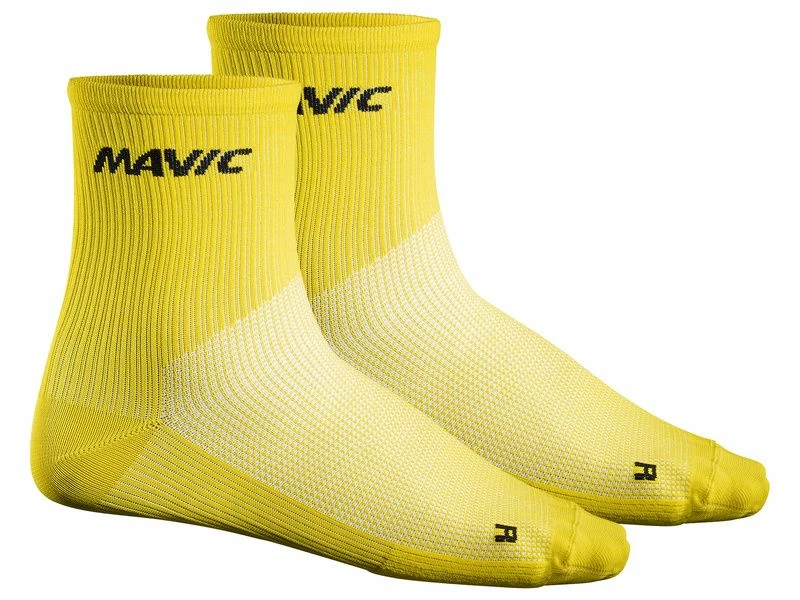 Mavic Chaussettes Cosmic Medium Jaune 2018 3 Mavic Chaussettes Cosmic Medium Jaune 2018