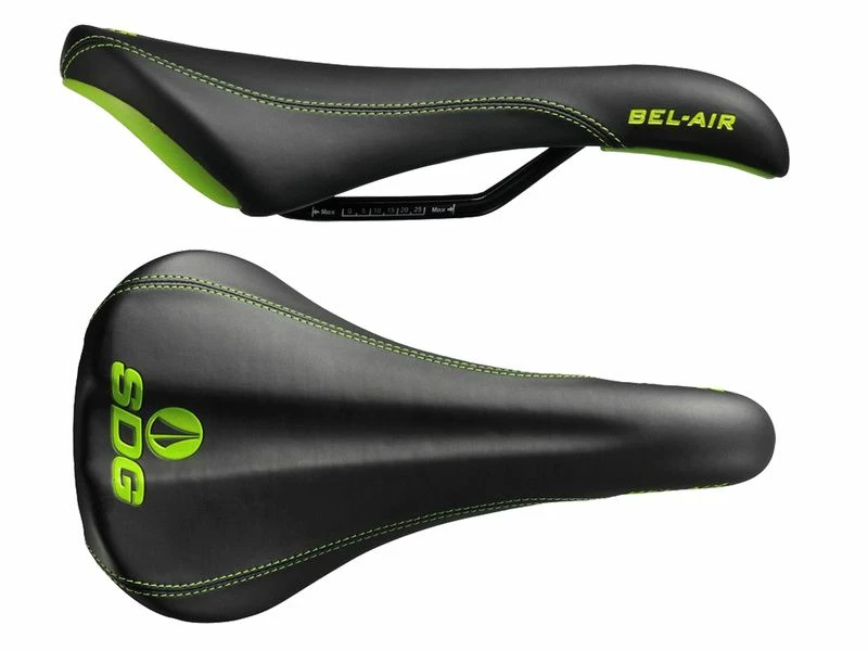 SDG Selle Bel Air RL Acier - Noir / Vert 2020 3 SDG Selle Bel Air RL Acier - Noir / Vert 2020