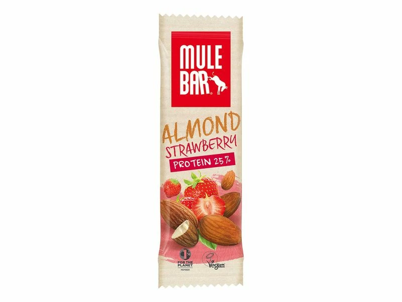 Mulebar Barre Protéinée Amande, Fraise 3 Mulebar Barre Protéinée Amande, Fraise