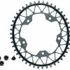 Absolute Black Plateau Gravel Oval Narrow Wide 110 Mm 5 Trous Gris 2022 -Vélo Électrique Soldes 425570