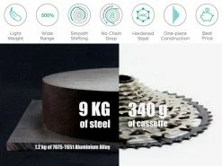 Garbaruk Cassette XD 12 Vitesses Or -Vélo Électrique Soldes 432631 2