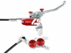 Hope Frein à Disque Arrière Tech 4 V4 Argent / Rouge 2023 5 Hope Frein à Disque Arrière Tech 4 V4 Argent / Rouge 2023 -Vélo Électrique Soldes 433042